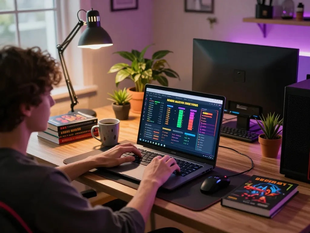 Engaging in strategic betting with RR88 Auction interface visible on laptop screen