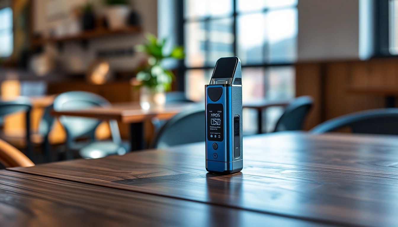 Используйте Vaporesso XROS 4 Nano 1350 с его стильным дизайном и TFT экраном.