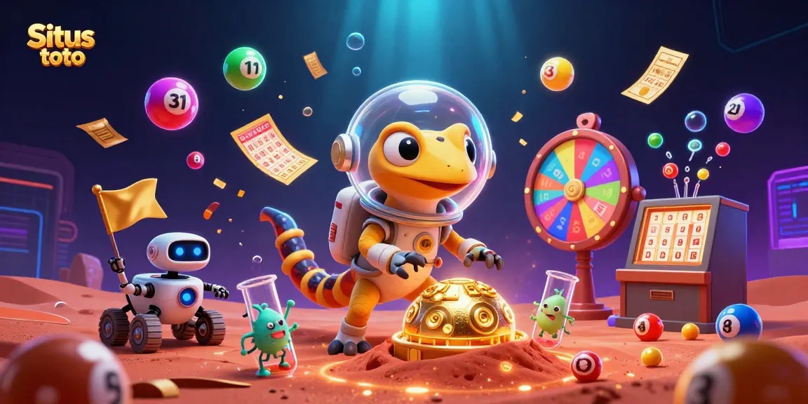 Win big with Situs toto as a gecko astronaut discovers a hidden casino amid excitement.