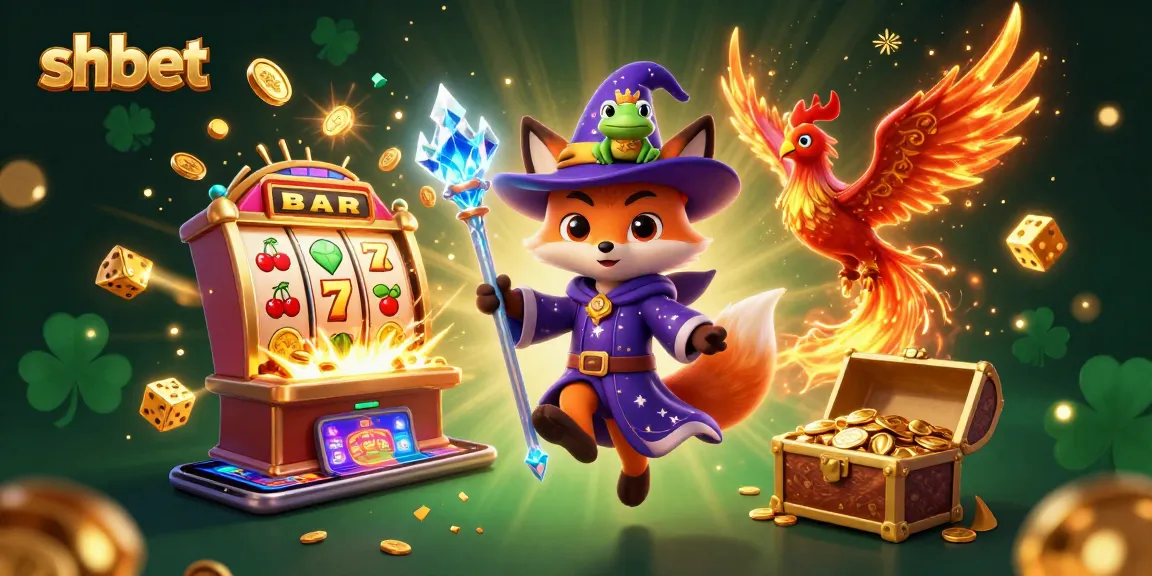 Experience the thrill of shbet with a magical casino world featuring vibrant characters and dynamic game elements.