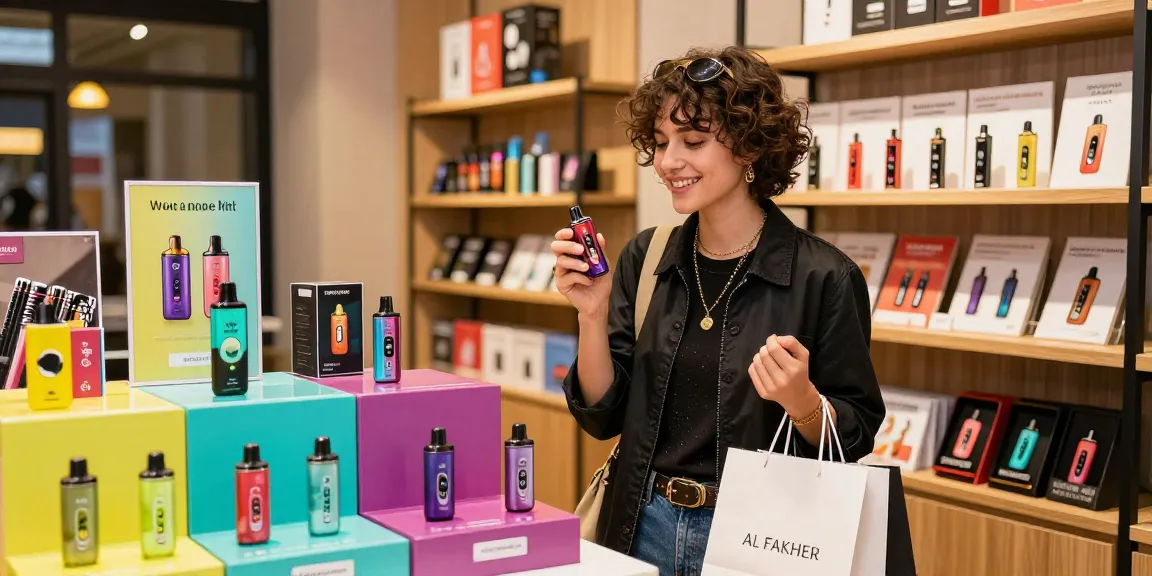 Entdecke Al fakher vape 8000 im stilvollen Einzelhandel, voller lebendiger Geschmäcker und Einkaufserlebnisse.