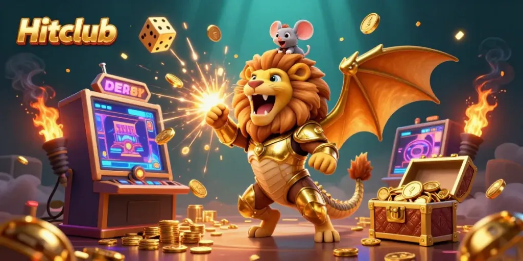 Win big with Hitclub's casino thrills, featuring chimera hero and jackpots!