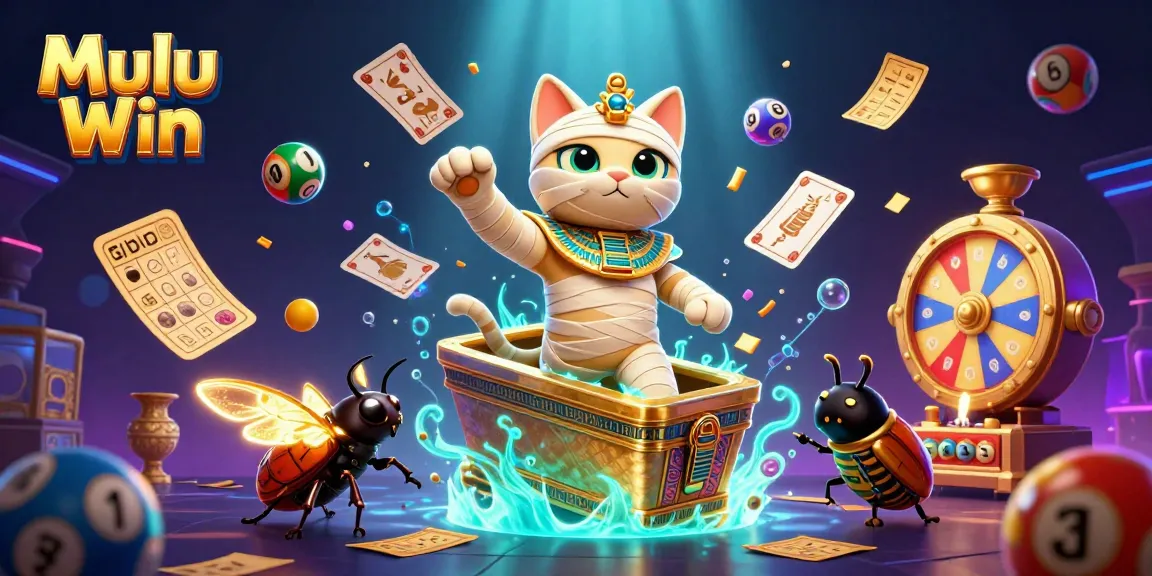 Mulu Win brings thrilling lottery action alive with vibrant characters and dynamic game elements in an engaging pyramid casino setting.