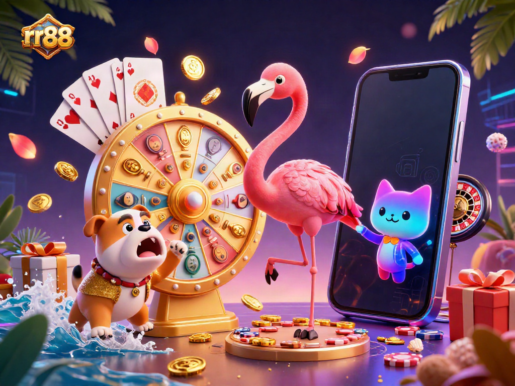 Spin to win with rr88's exciting prize wheel thrill and colorful slot games! Perfect for gamblers!