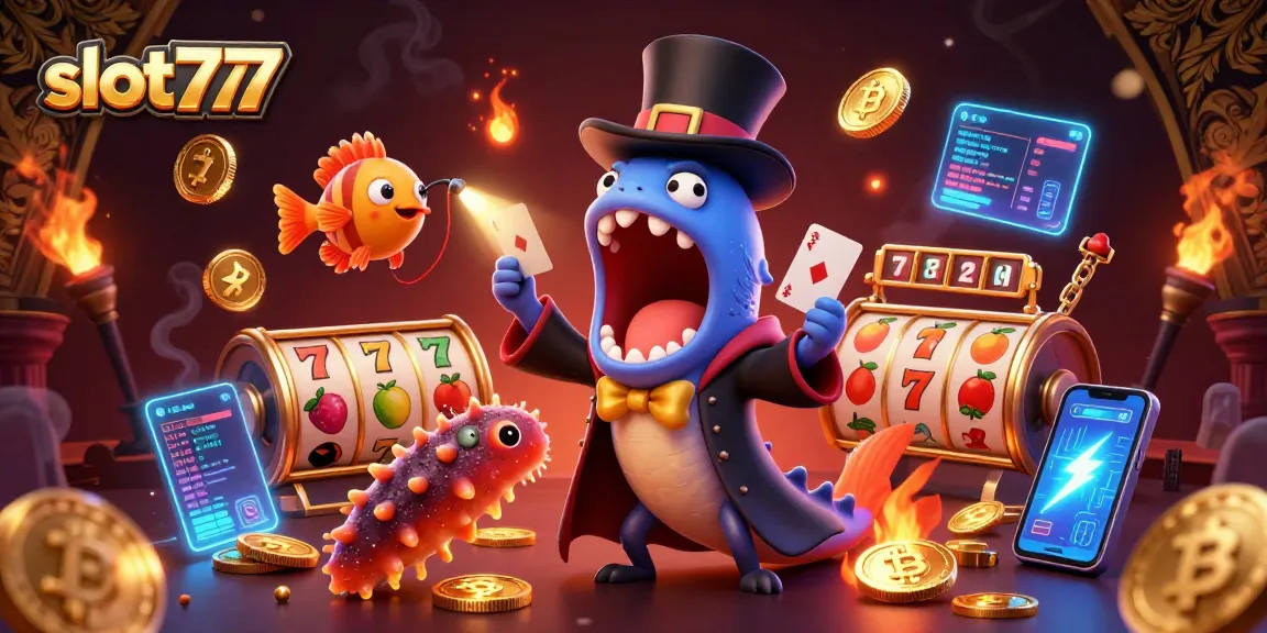 Experience slot777 magic as a deep-sea eel performs tricks with jackpots and crypto elements